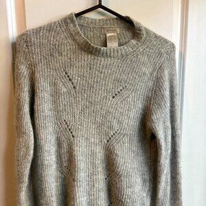 Bartolini Gray Sweater – Made in Italy – Alpaca / Nylon / Wool